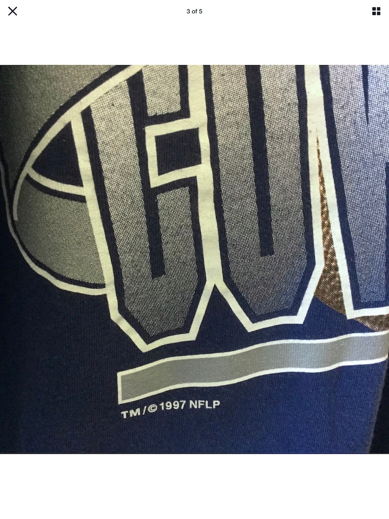 Vintage 90s Dallas Cowboys Cotton Jersey Tee Youth 1820 XL Football USA
