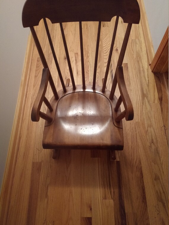 nichols and stone childs rocking chair