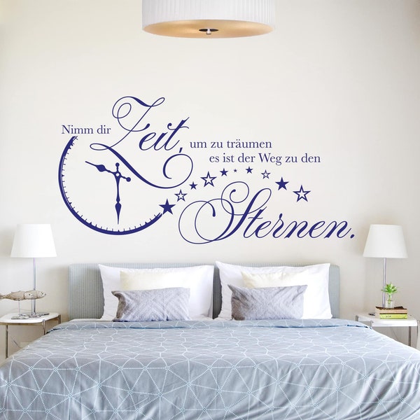 Wall Decal Sayings - Take Your Time | Typography Motivation Wisdoms Wall Sticker Wall Sticker Wall Decor