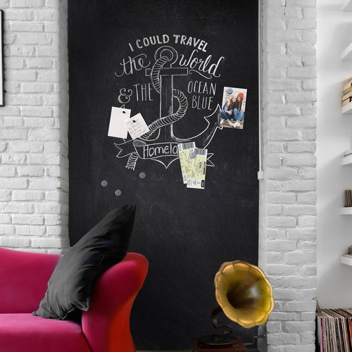 Selfadhesive Blackboard Film Memo Board Chalkboard Etsy