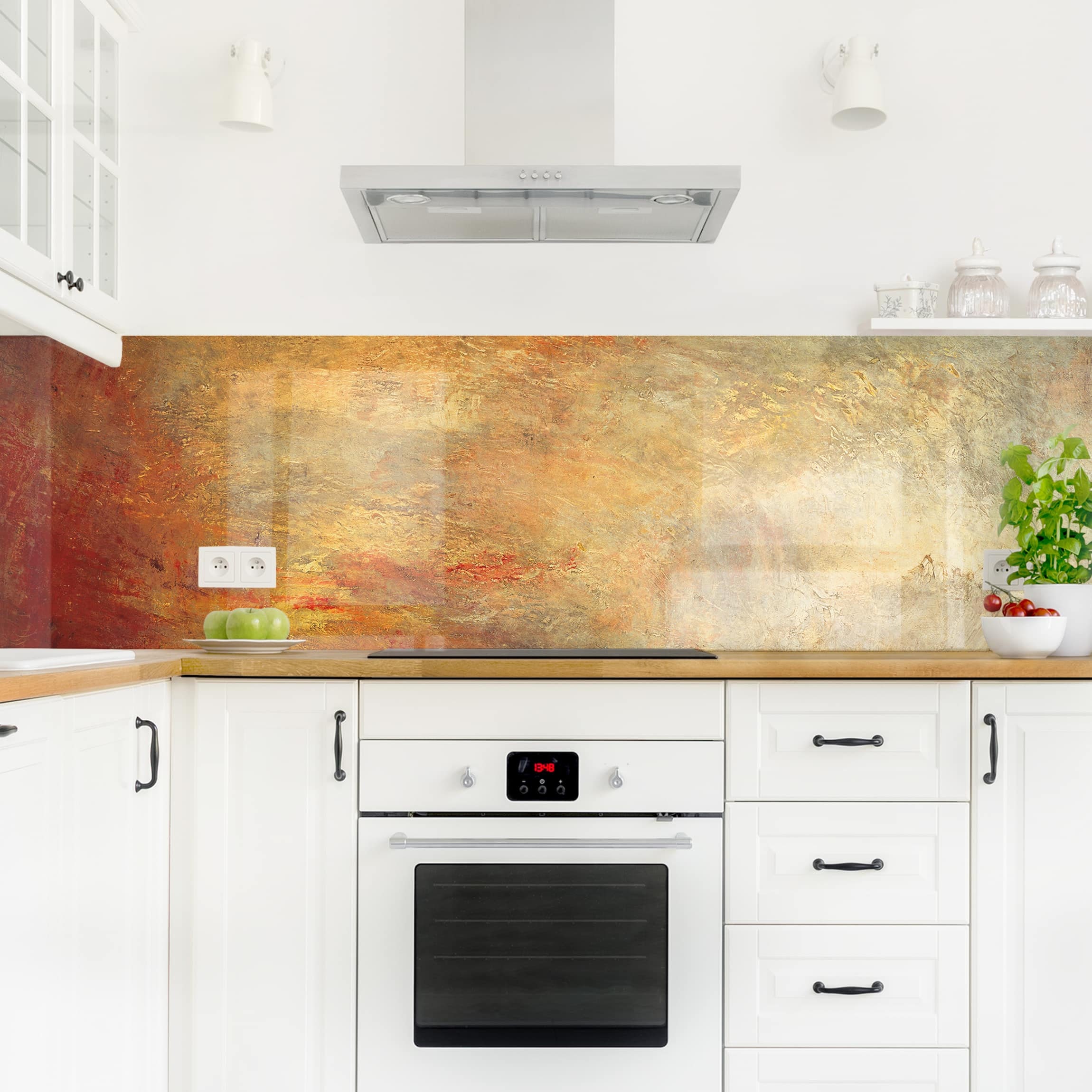 Küchenrückwand Folie Selbstklebend Spritzschutz Küchenzeile Granit Glanz /  Matt