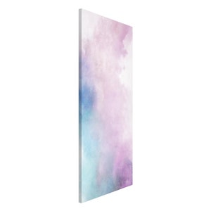 Magnetic Board - Watercolour Symbiosis Blue Purple | Memoboard Magnetic Note Board Message Board