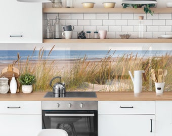 Splashback - Beach Dune At The Sea | kitchen design decoration beach sand magnetic