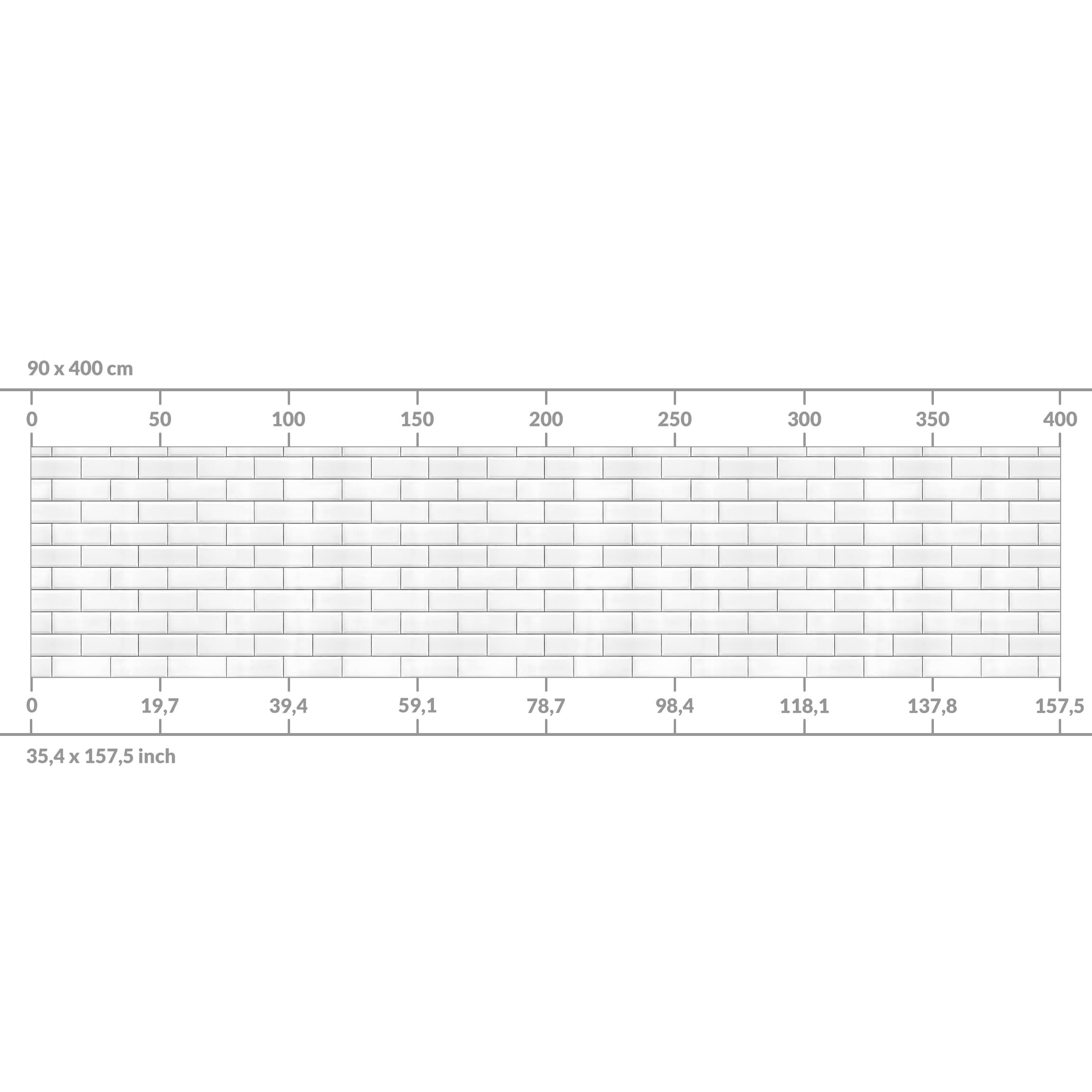 Revestimiento pared cocina Azulejos cerámicos blancos | Etsy