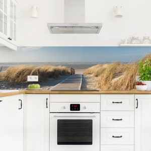 Splashback - Baltic Sea Beach | kitchen design decoration pattern backsplash magnetic