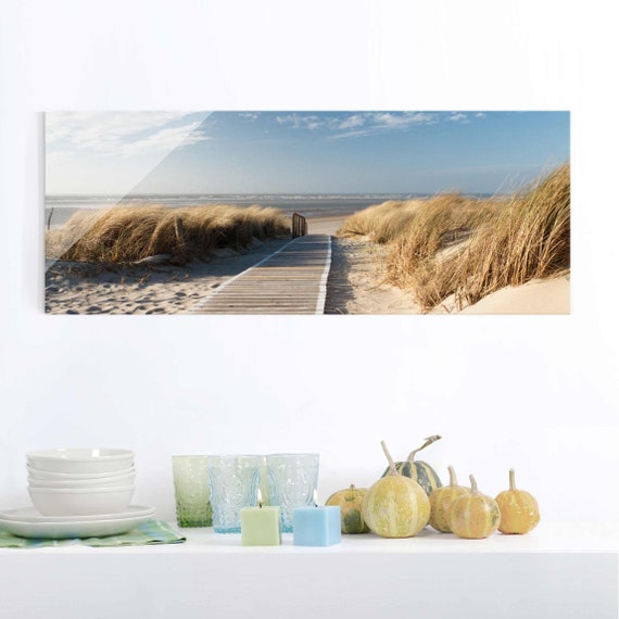 Leinwandbild Kunst-Druck 125x50 Bilder Landschaften Ostsee Strand 