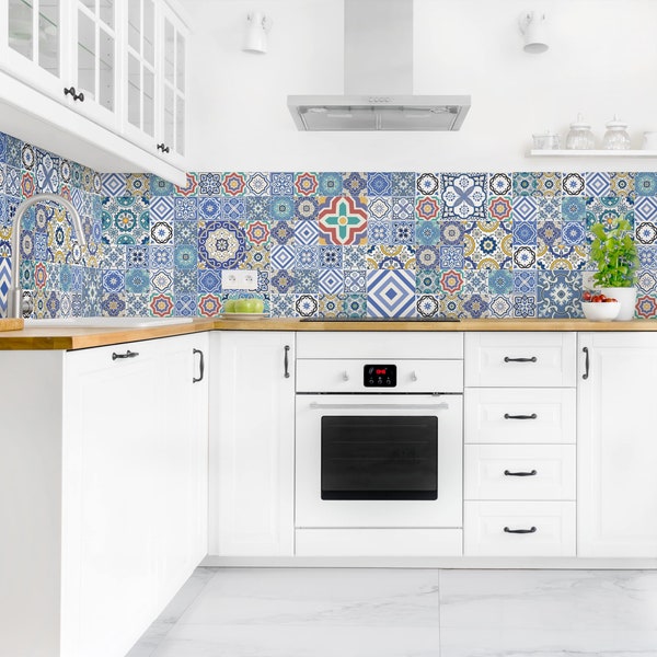 Splashback -  Portuguese Tiles | kitchen decor backsplash design decoration