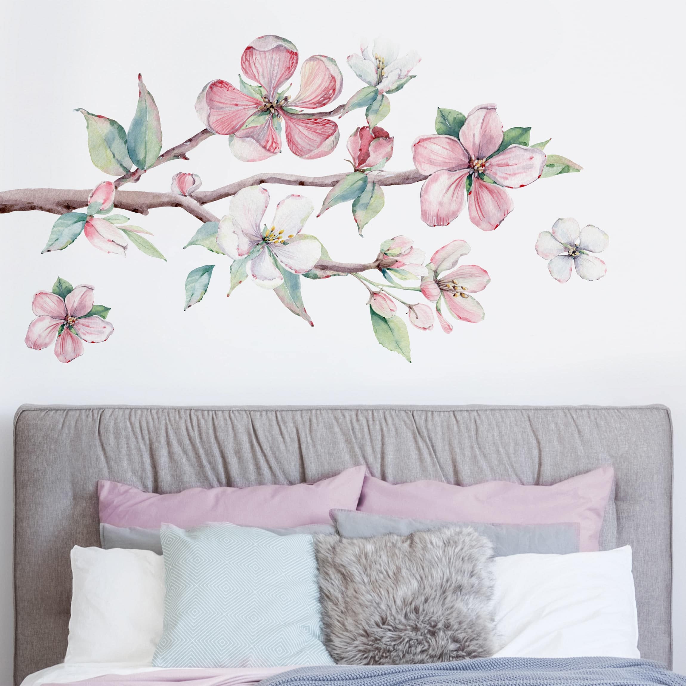 Adhesivos decorativos grandes para pared de VINILO FLOR, fácil instalación.  PAQUETE 2 -  México