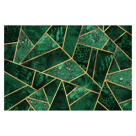 Non-woven Wallpaper Elisabeth Fredriksson Dark Emerald With - Etsy UK Non-woven Wallpaper Elisabeth Fredriksson Dark Emerald With - Etsy UK