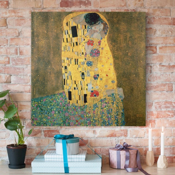 Quadro su tela Gustav Klimt L'Albero della Vita Stampa Tela Canvas  Riproduzione Arte Opere Famose Pittura Pittore Vienna Art Nouveau -   Italia