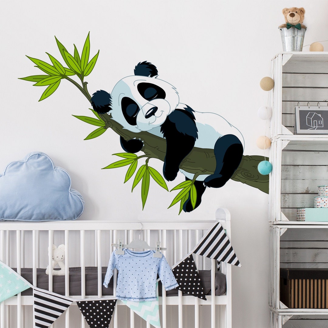 decalmile Pegatinas de Pared Globos Animales Vinilos Decorativos Panda  Ciervo Mono Adhesivos Pared Habitación Infantiles Guardería Dormitorio