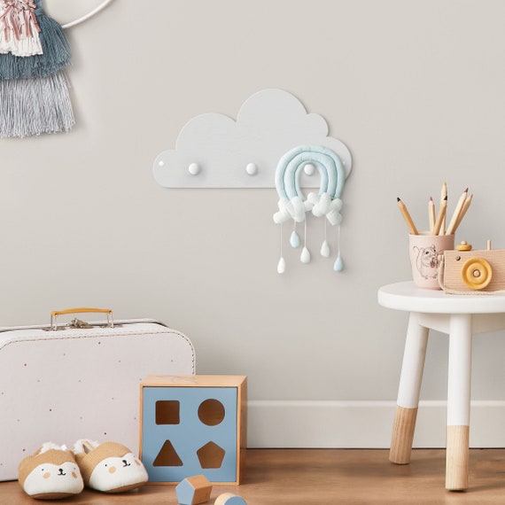 Porte-manteau enfant Little Grey Cloud patère chambre bébé porte manteau  mural enfant -  Canada