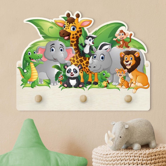 Children's coat rack wall 2025