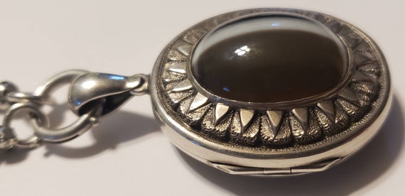 Unique Victorian Scottish Banded Agate Silver Sta… - image 8