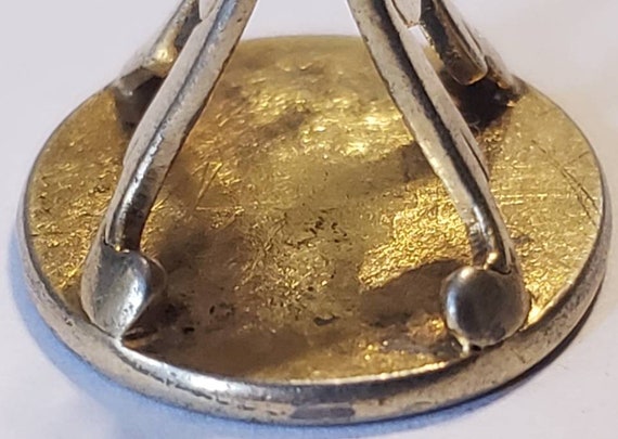 Antique Georgian Silver Gilt Fob Seal Pendant Jus… - image 9