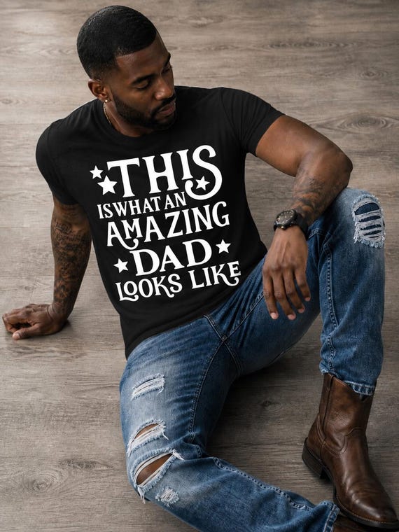 This Is What A Dad Looks Like Shirt – Father’s Day Graphic Tee