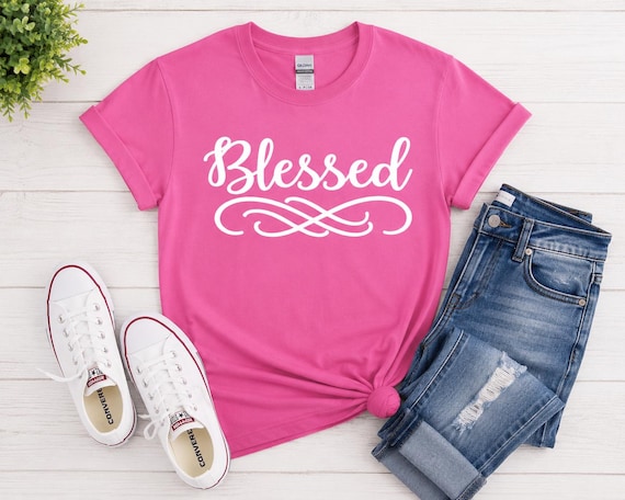 Blessed Unisex Christian T-Shirt | Faith Shirt | Inspirational Graphic Tee | Religious Gift | Christian Apparel
