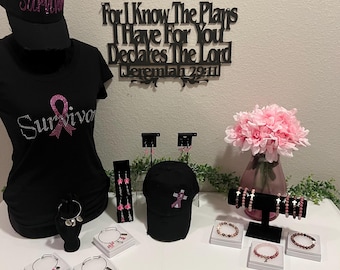 Breast Cancer Survivor Rhinestone T-shirt