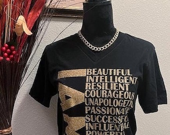 Ich bin Frau ..Motivierendes, inspirierendes T-Shirt für Frauen
