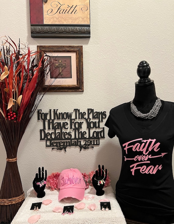 Faith over Fear T-shirt.  Motivational, Inspirational, Christian, Faith Shirts for Women
