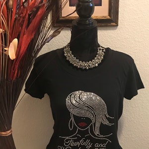 Fearfully Made Bling T-shirt. Motivational, Inspirational, Christian, Faith Shirts for Women