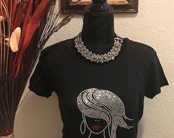 Fearfully Made Bling T-shirt. Motivational, Inspirational, Christian, Faith Shirts for Women