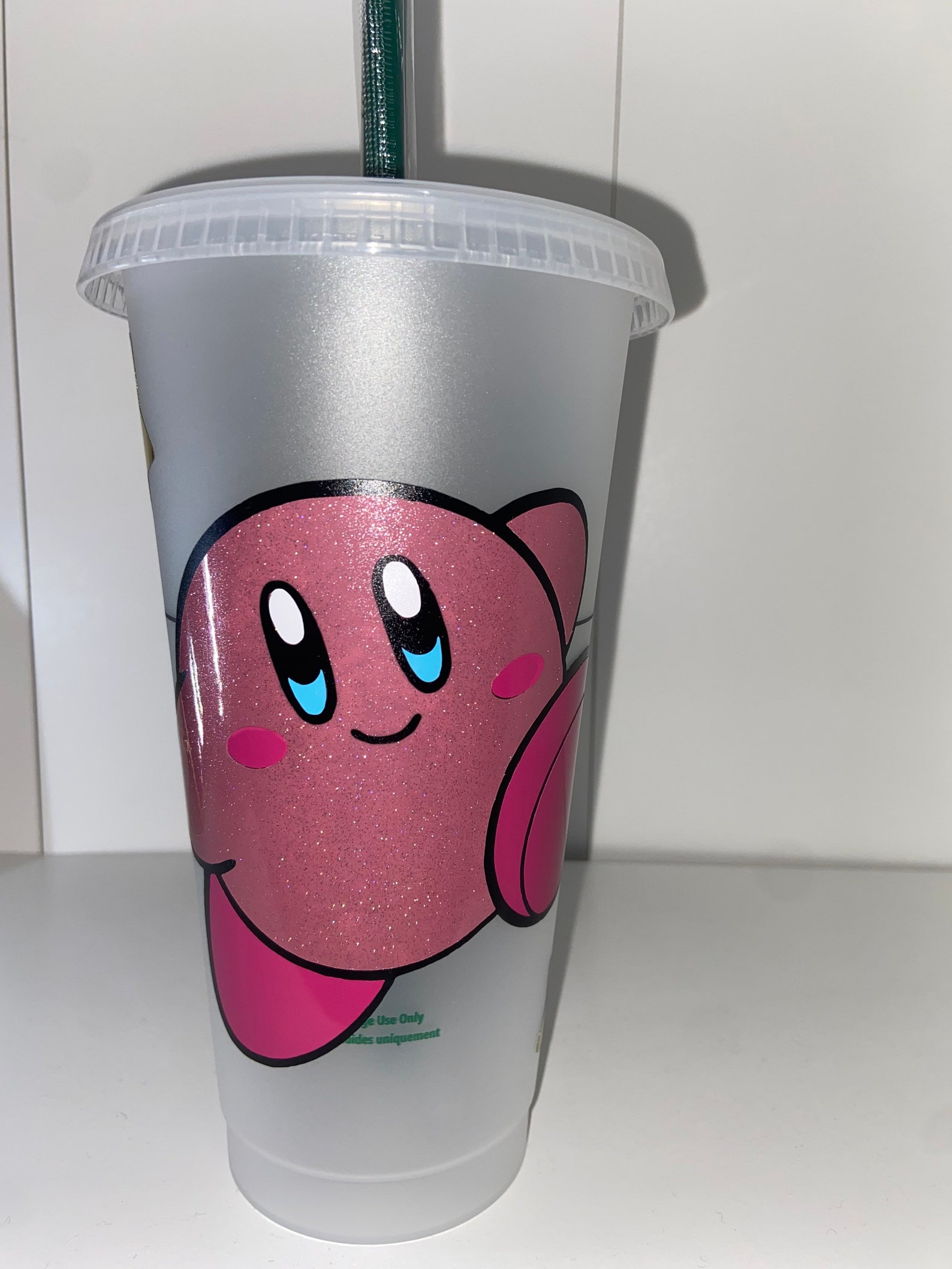 Kirby Starbucks tumbler cup Etsy