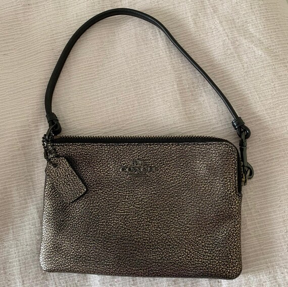 Coach Metallic Wristlet
