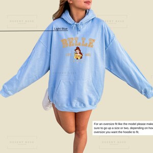 Belle Sweatshirt | Disney Princess hoodie| Belle & Co Shirt | Princess Shirt | Beauty and the beast pullover | Disney hoodie