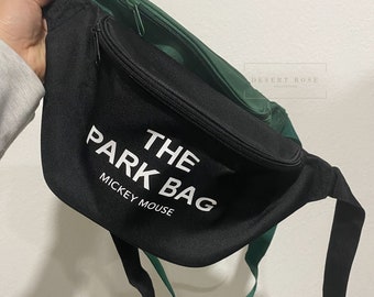 The Park Bag | Fanny Pack | Canvas Waist Bag | Vacation bag | Traveling Bag | Festival Bag | The tote bag | Mickey