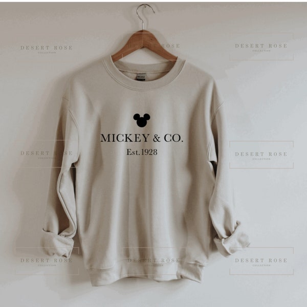 Mickey & Co sweatshirt, Unisex Sweatshirt, crewneck sweatshirt, Disney sweatshirts, Oversized sweatshirts