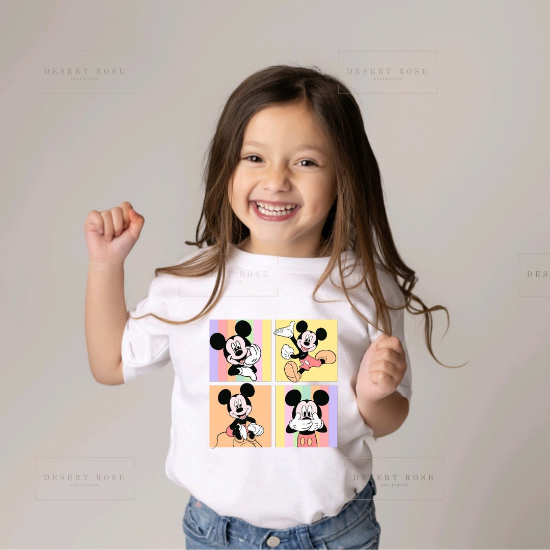 Kids Disneyland Shirt Retro Mickey Unisex Mickey Shirt Kids Disney