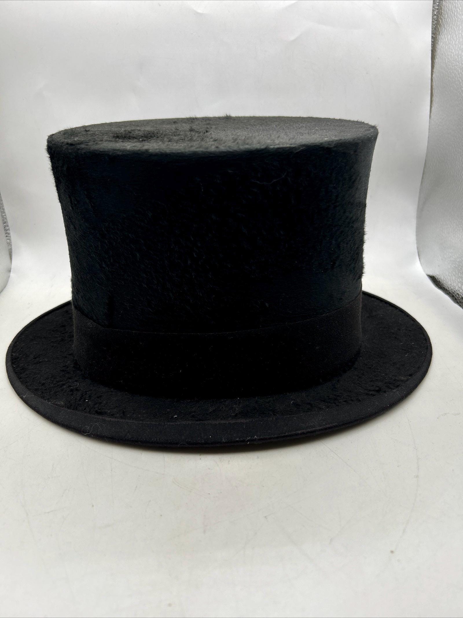 Vintage Carson Pirie Scott & Co. Black Wool Hat Sz 23 Lace Trim Dress Cap Carson Pirie Hat - Etsy main image 2