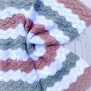 Rose Baby Blanket, Crochet Baby Afghan, Knit Baby Blanket, Baby Girl Blanket, Girl Nursery, Handmade Baby Blanket, Baby Crib Blanket