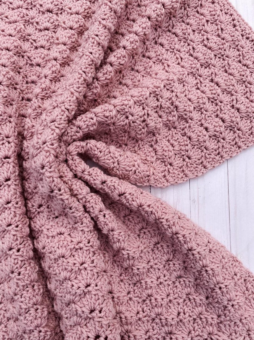 Baby Threads Rose Blanket