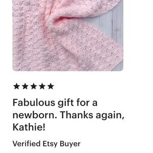 Pink Baby Blanket Girl, Crochet Baby Girl Blanket, New Baby Gift Girl, Newborn Girl Blanket, Baby Blanket Crochet, Handmade Baby Blanket image 11
