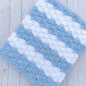 Preemie Blanket, NICU Baby Blanket, Handmade Baby Blanket, Crochet Baby Boy Blanket, Baby Afghan, NICU Baby Gift, Small Baby Blanket