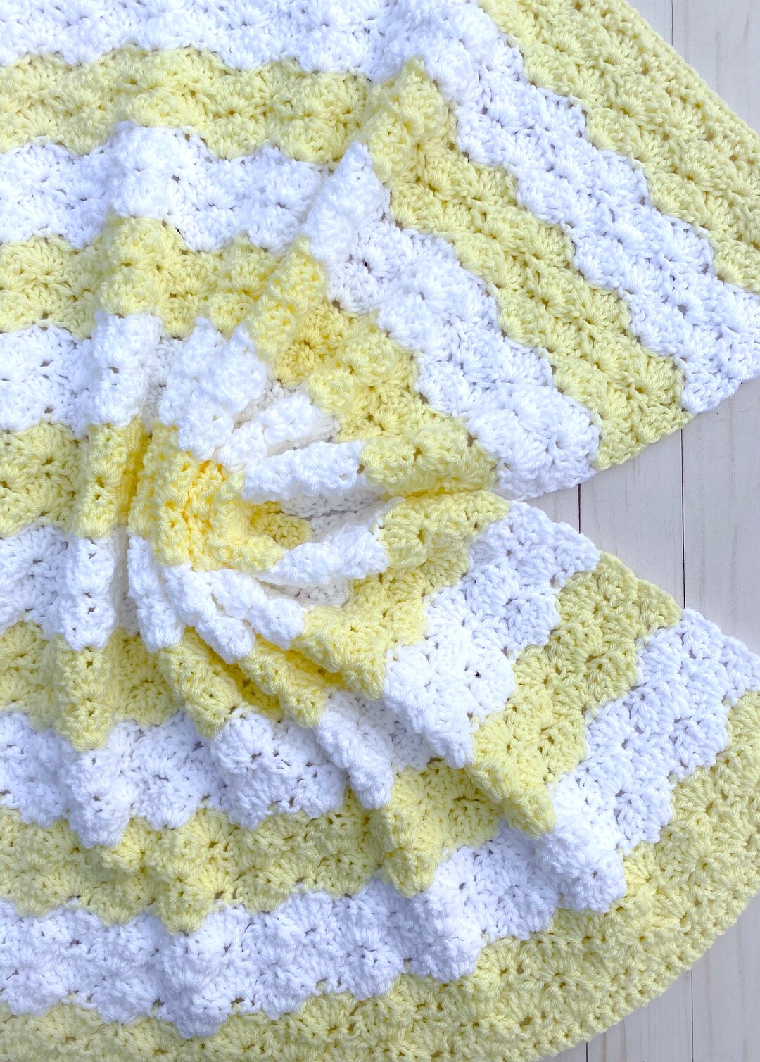 Yellow Baby Blanket Crochet Handmade, Knitted Baby Blanket, Baby Blanket Girl, Baby Blanket Boy