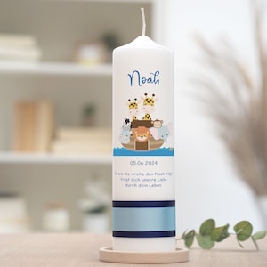 Baptism Candle Arche Noah