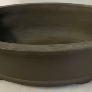 20" Unglazed Yixing Bonsai Pot Oval