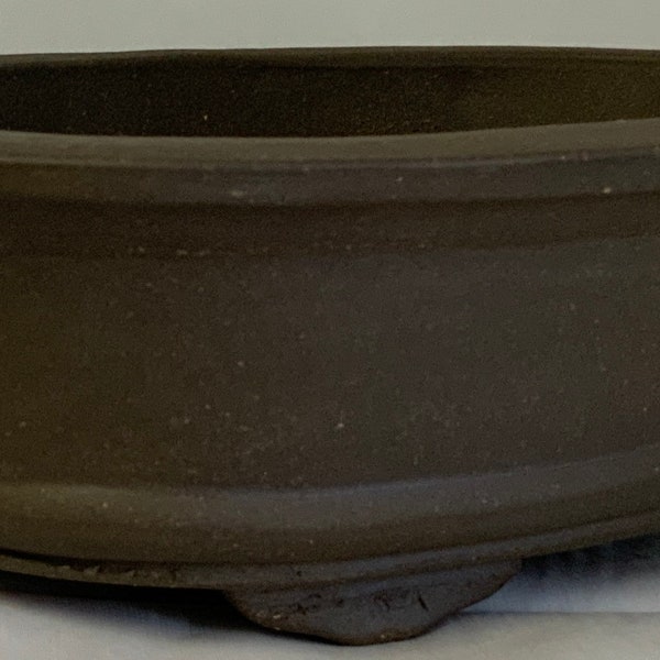 15" Unglazed Yixing Bonsai Pots Oval