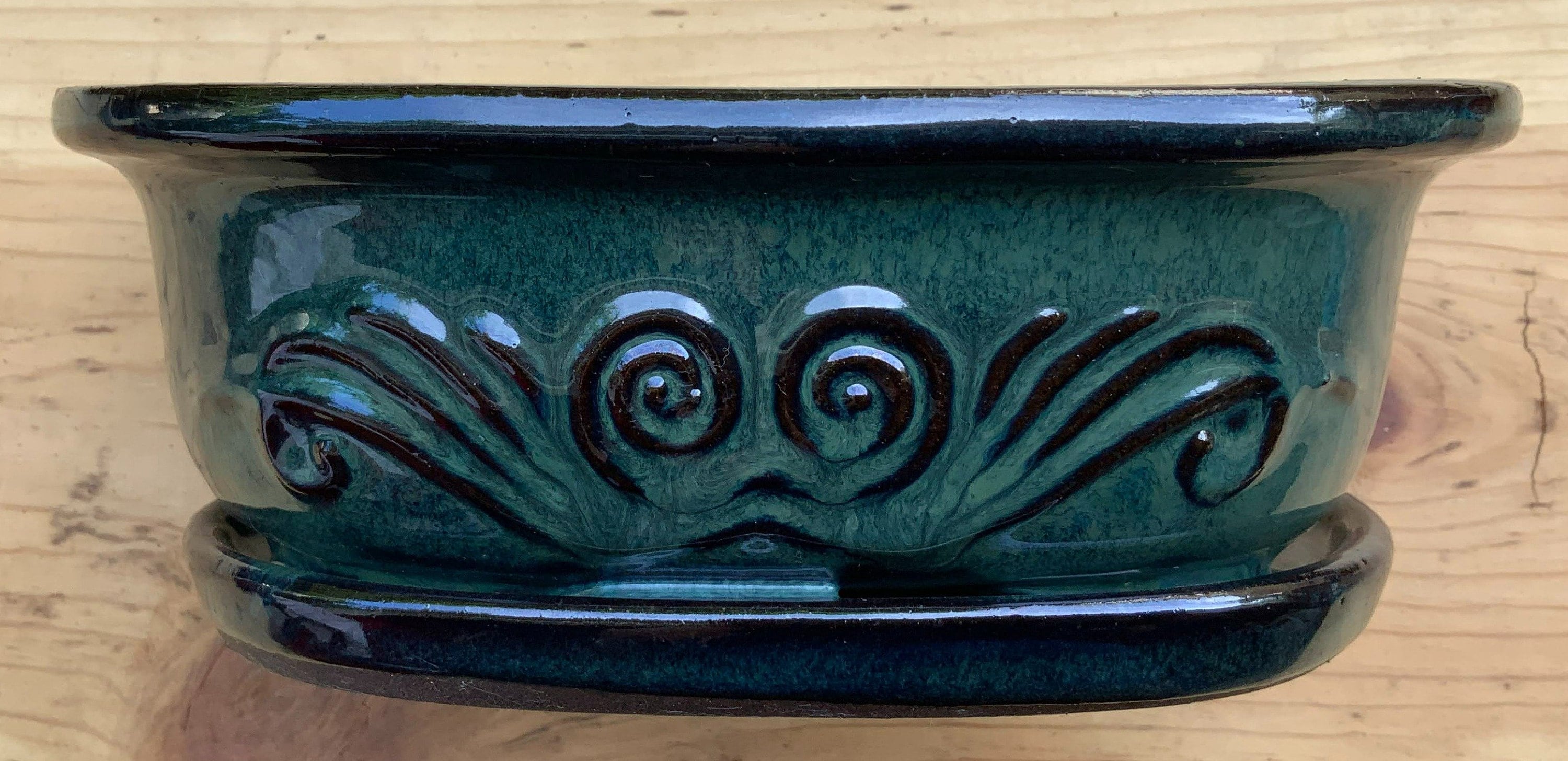 NEW 8 Glazed Ceramic Bonsai Pots w/Attached Humidity Etsy
