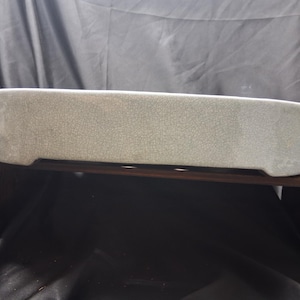 Maceta ovalada para bonsái Yixing esmaltada de 15"