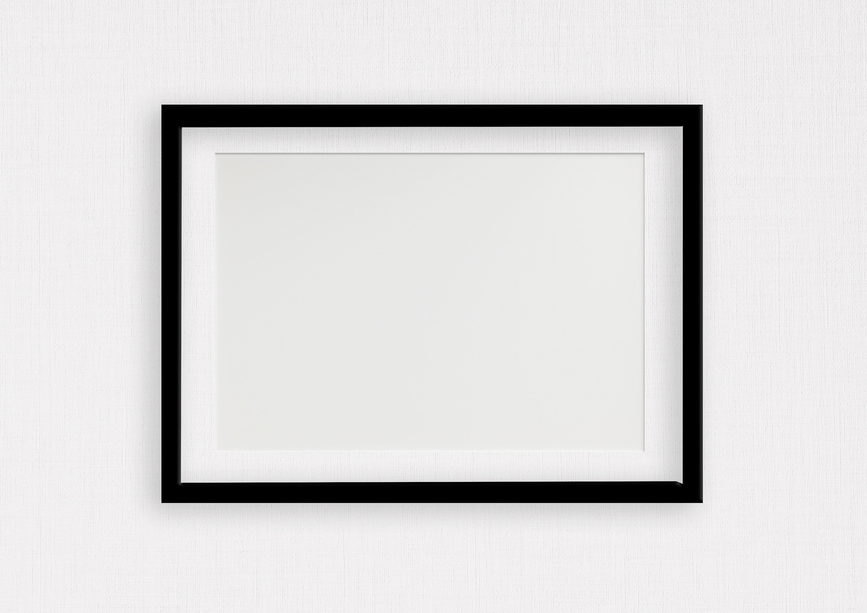 Frame Mockup 195 Black Landscape Photo Frame Mockup Styled Etsy UK