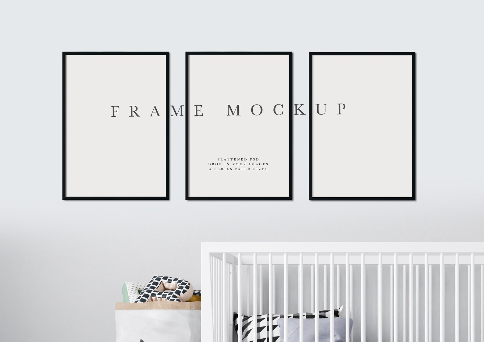 Frame Mockup 347 Children's Room Frame Mockup Baby Etsy