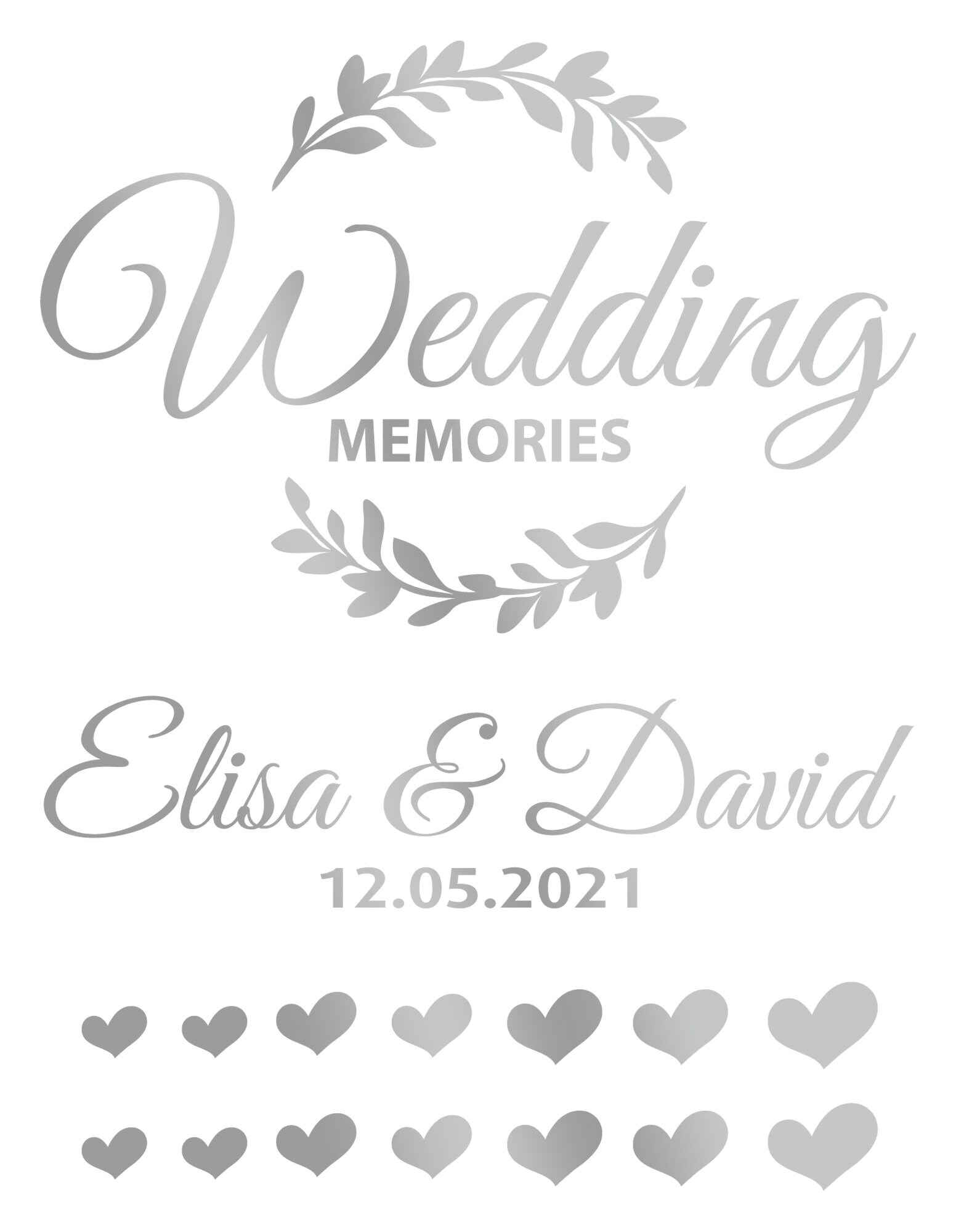 Caja de bodas adhesiva / weddingbox / caja de almacenamiento / | Etsy