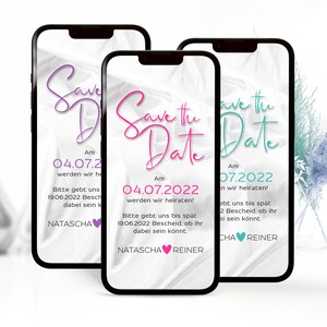Save the Date - Bruiloft / Digitaal / Mobiel / Uitnodiging