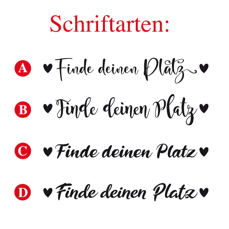 Aufkleber Finde deinen Platz / Hochzeit / Sitzplan Etsy.de
