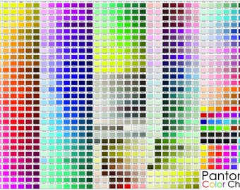 Pantone Colour Chart Poster