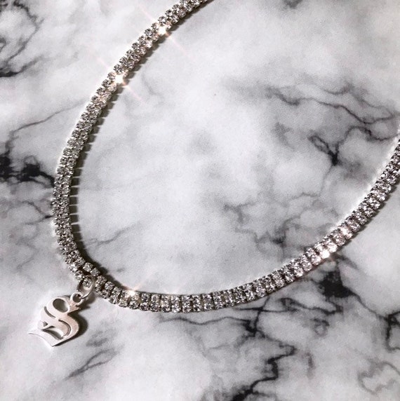 custom rhinestone choker